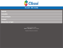 Tablet Screenshot of clesse79.fr